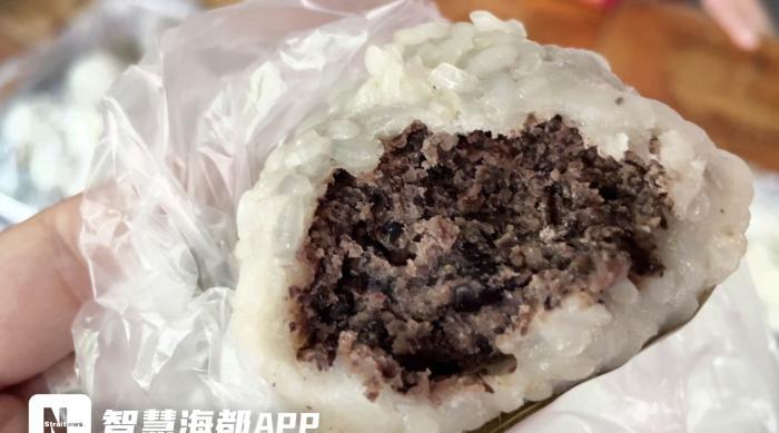 月半餈裡的黑豆泥