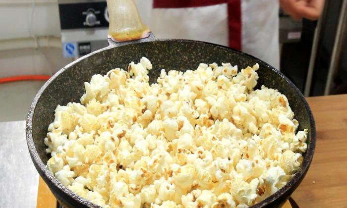 成品爆米花特寫