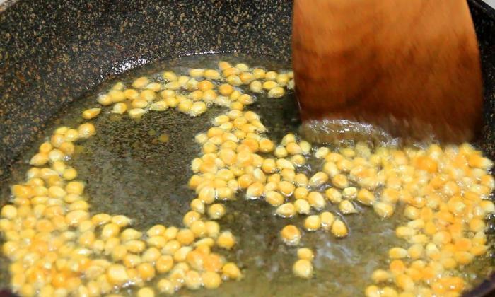 爆米花爆開過程