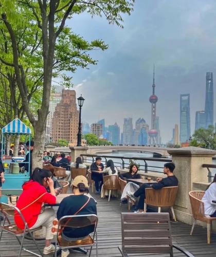 蘇州河戶外露天咖啡廳