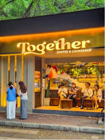 Together咖啡店內景